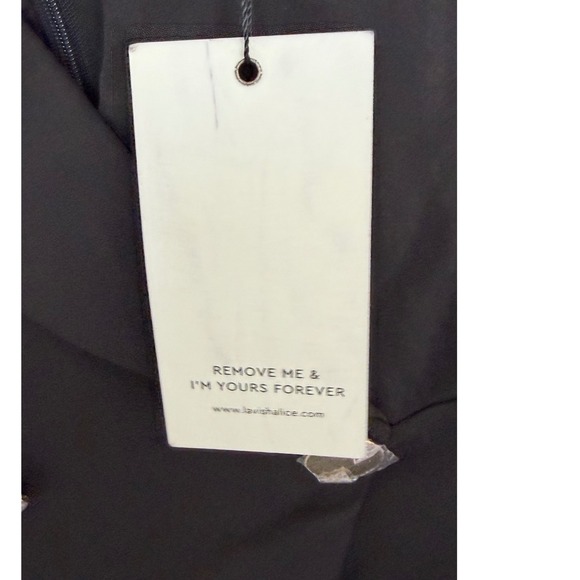 Lavish Alice Womens Black Off Shoulder Blazer Romper Size US 8 NWT -BLK - Picture 8 of 13